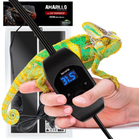 Terrario Amarillo 45W - mata grzewcza z termostatem LCD Terrario Amarillo 45W - mata grzewcza z termostatem LCD