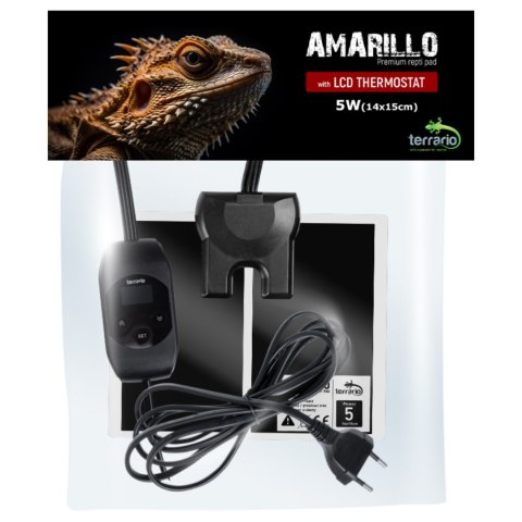 Terrario Amarillo 5W - mata grzewcza z termostatem LCD Terrario Amarillo 5W - mata grzewcza z termostatem LCD