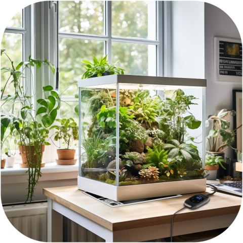 Terrario Amarillo 7W - mata grzewcza z termostatem LCD Terrario Amarillo 7W - mata grzewcza z termostatem LCD