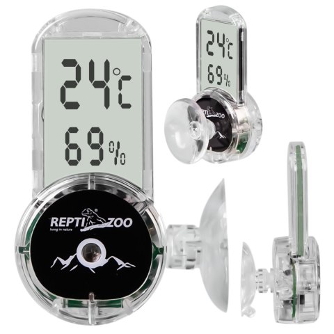 Repti-Zoo 4-sides Thermometer Hygrometer - termometr i higrometr LCD Repti-Zoo 4-sides Thermometer Hygrometer - termometr i higrometr LCD