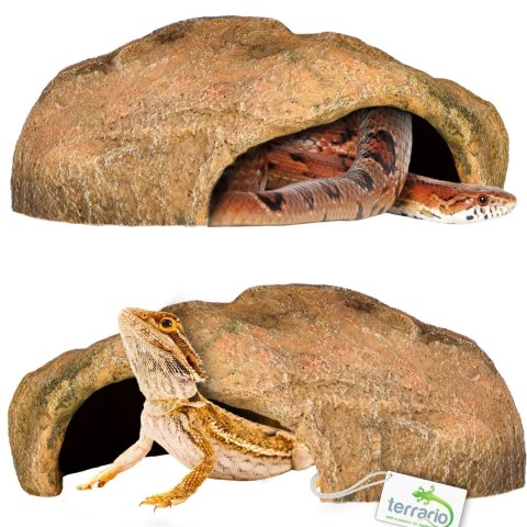 Terrario Gecko Cave L - kryjówka do terrarium 27x22x9 cm Terrario Gecko Cave L - kryjówka do terrarium 27x22x9 cm