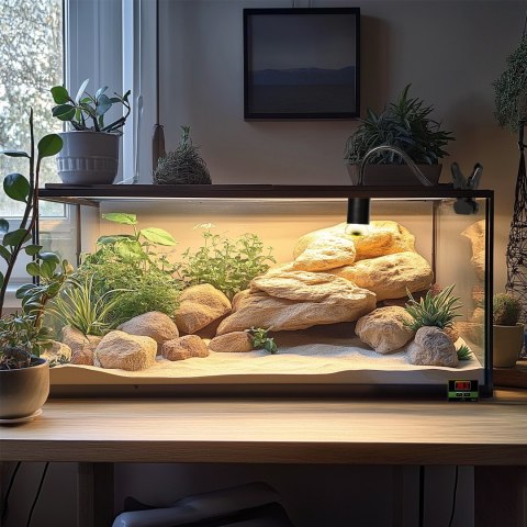 Terrario Long ReptiSun Temperature Control - lampa z termostatem Terrario Long ReptiSun Temperature Control - lampa z termostatem
