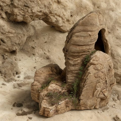 Terrario Mountain Cave - kryjówka do terrarium 19x13x14cm Terrario Mountain Cave - kryjówka do terrarium 19x13x14cm