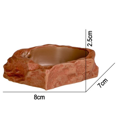 Terrario Natural Bowl S - Miska do Terrarium 8x7x2,5 cm Terrario Natural Bowl S - Miska do Terrarium 8x7x2,5 cm