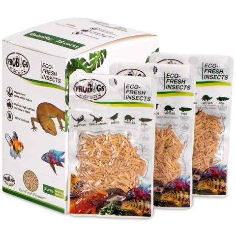 ProBugs Eco-Fresh Riceworm 15g - świeże larwy muchy ProBugs Eco-Fresh Riceworm 15g - świeże larwy muchy