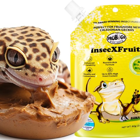 ProBugs InsecXFruits 80g - kompletna dieta pokarm i witaminy w żelu dla gadów ProBugs InsecXFruits 80g - kompletna dieta pokarm i witaminy w żelu dla gadów