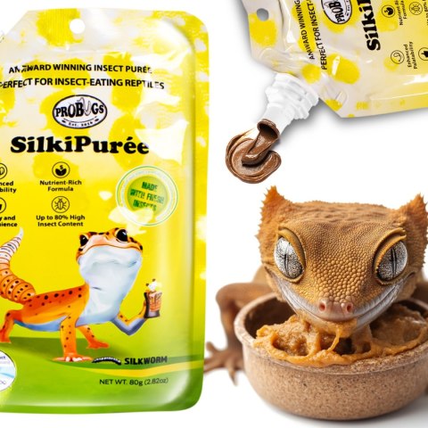 ProBugs SilkiPuree 80g - kompletna dieta pokarm i witaminy w żelu dla gadów ProBugs SilkiPuree 80g - kompletna dieta pokarm i witaminy w żelu dla gadów