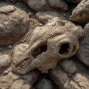 Terrario Buffalo Skull - czaszka bizona do terrarium 21x12x8 cm