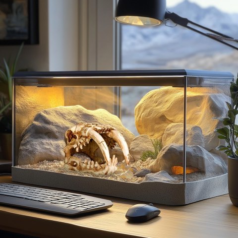 Terrario Sabertooth Skull - czaszka tygrysa do terrarium 13x8,5x11 cm Terrario Sabertooth Skull - czaszka tygrysa do terrarium 13x8,5x11 cm