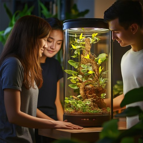 Terrario - Sztuczna Gałąź z Liśćmi do Terrarium - 75 cm Terrario - Sztuczna Gałąź z Liśćmi do Terrarium - 75 cm