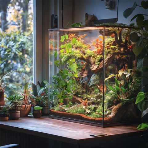 Terrario - Sztuczna Roślina do Terrarium - Bluszcz Zwisający 75 cm Terrario - Sztuczna Roślina do Terrarium - Bluszcz Zwisający 75 cm
