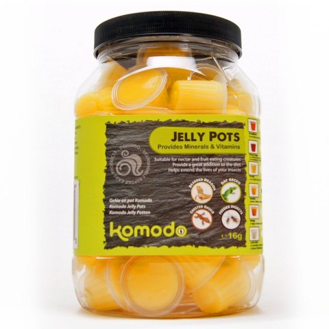Komodo Jelly Pot Banana Jar - pokarm banan w żelu 60szt. Komodo Jelly Pot Banana Jar - pokarm banan w żelu 60szt.