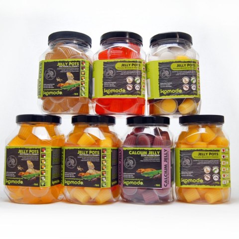 Komodo Jelly Pot Fruit Mix Jar - miks owocowy w żelu 60szt. Komodo Jelly Pot Fruit Mix Jar - miks owocowy w żelu 60szt.
