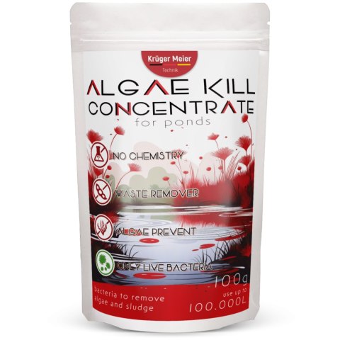 Kruger Meier Algae Kill 100g - preparat na glony i osady denne oczko wodne Kruger Meier Algae Kill 100g - preparat na glony i osady denne oczko wodne