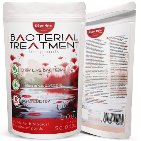 Kruger Meier Bacterial Treatment 500g - bakterie do oczka wodnego Kruger Meier Bacterial Treatment 500g - bakterie do oczka wodnego