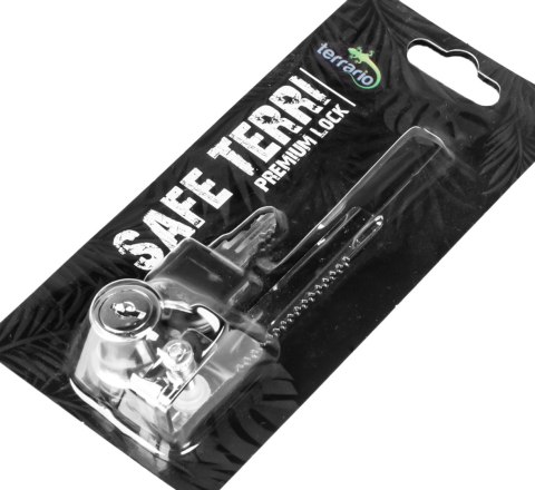 Terrario Safe Terri 90 - zamek do drzwi przesuwnych 9cm Terrario Safe Terri 90 - zamek do drzwi przesuwnych 9cm