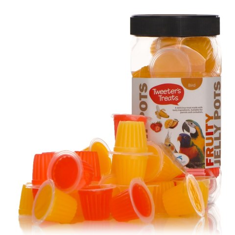 HappyPet Tweeter's Treats Fruity Jelly Pots 27 sztuk - mix smaków HappyPet Tweeter's Treats Fruity Jelly Pots 27 sztuk - mix smaków