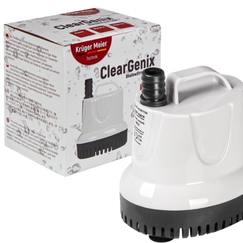 Krüger Meier ClearGenix 2500 - pompa niskiego zanurzenia 2500l/h Krüger Meier ClearGenix 2500 - pompa niskiego zanurzenia 2500l/h