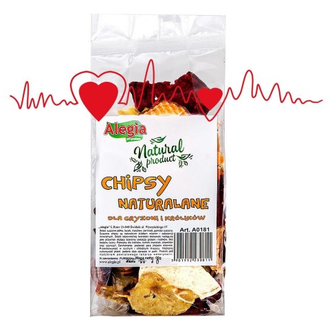 Alegia - chipsy naturalne 90g - mieszanka warzyw i owoców