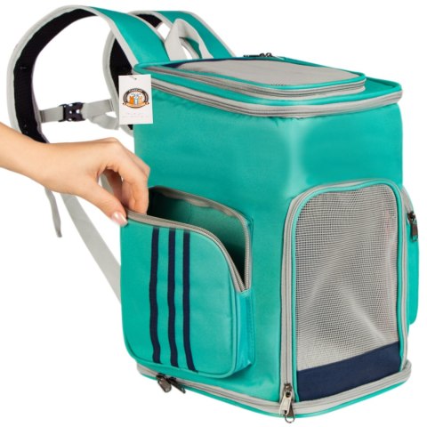 Furrever Friends Catbox Turquoise - plecak transporter dla kota i psa Furrever Friends Catbox Turquoise - plecak transporter dla kota i psa