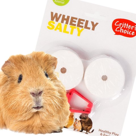HappyPet Wheely Salty - sól z uchwytem dla gryzoni HappyPet Wheely Salty - sól z uchwytem dla gryzoni
