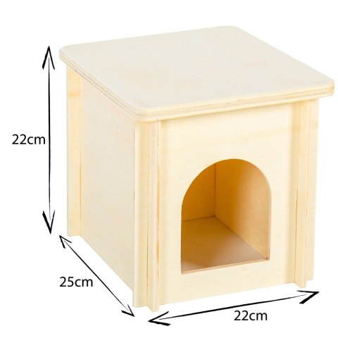 OiiBO Wooden House WH02L - drewniany domek dla gryzoni OiiBO Wooden House WH02L - drewniany domek dla gryzoni