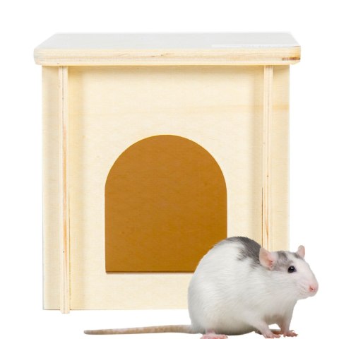 OiiBO Wooden House WH02L - drewniany domek dla gryzoni OiiBO Wooden House WH02L - drewniany domek dla gryzoni