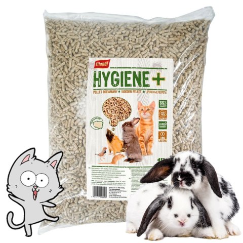 Vitapol Hygiene - pellet drewniany dla zwierząt 15L Vitapol Hygiene - pellet drewniany dla zwierząt 15L