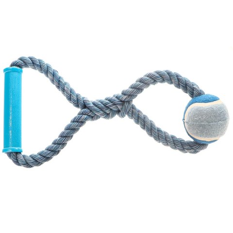 HappyPet Knots Tennis Ball - piłka tenisowa z plecionym sznurem HappyPet Knots Tennis Ball - piłka tenisowa z plecionym sznurem