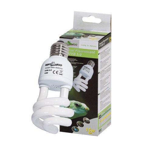 Repti-Zoo Tropical Lamp 5.0 UVB 15W - Żarówka e27 Repti-Zoo Tropical Lamp 5.0 UVB 15W - Żarówka e27