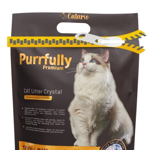 Catario Purrfully Premium - żwirek silikonowy dla kota 3,8L Catario Purrfully Premium - żwirek silikonowy dla kota 3,8L