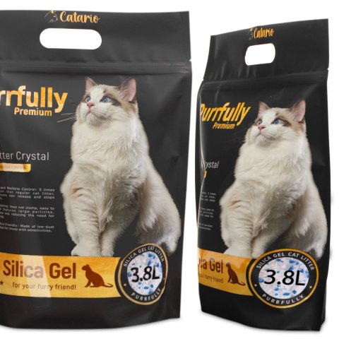 Catario Purrfully Premium - żwirek silikonowy dla kota 3,8L Catario Purrfully Premium - żwirek silikonowy dla kota 3,8L