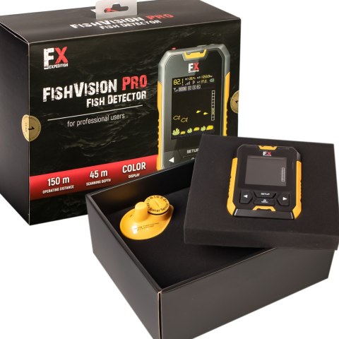 Fishing Expedition FishVision Pro - sonar echosonda do wykrywania ryb Fishing Expedition FishVision Pro - sonar echosonda do wykrywania ryb