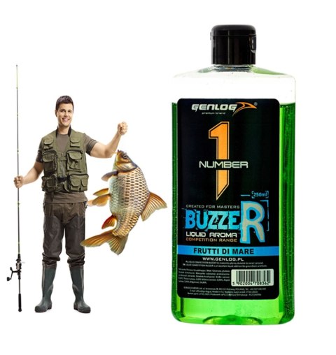 Genlog Buzzer Frutti Di Mare - płynny dodatek do zanęt 250ml Genlog Buzzer Frutti Di Mare - płynny dodatek do zanęt 250ml