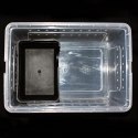 Terrario CubeCave - jaskinia miska na wodę i pokarm 14x9x5cm