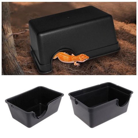 Terrario CubeCave - jaskinia miska na wodę i pokarm 17x12x7cm Terrario CubeCave - jaskinia miska na wodę i pokarm 17x12x7cm