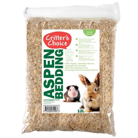 HappyPet Aspen Bed 12l - chłonące podłoże dla gryzoni HappyPet Aspen Bed 12l - chłonące podłoże dla gryzoni