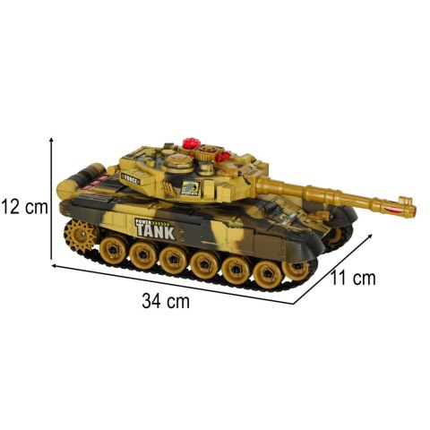 Kik Sp. z o. o. Sp. k. Czołgi zdalnie sterowane na pilota RC War Tank 9993 2,4GHz zestaw 2 sztuk Kik Sp. z o. o. Sp. k. Czołgi zdalnie sterowane na pilota RC War Tank 9993 2,4GHz zestaw 2 sztuk