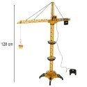 Kik Sp. z o. o. Sp. k. Dźwig Żuraw budowlany zdalnie sterowany RC z hakiem 4CH 128cm