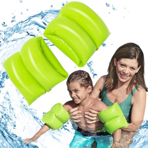 Kik Sp. z o. o. Sp. k. Motylki rękawki do nauki pływania dla dzieci BESTWAY 32005 zielone Kik Sp. z o. o. Sp. k. Motylki rękawki do nauki pływania dla dzieci BESTWAY 32005 zielone