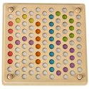 Kik Sp. z o. o. Sp. k. Układanka edukacyjna mozaika z kulek koraliki montessori 77 el.