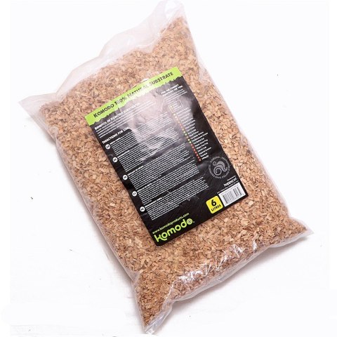 Komodo Fine Beech Chips 6l - zrębki bukowe drobne Komodo Fine Beech Chips 6l - zrębki bukowe drobne