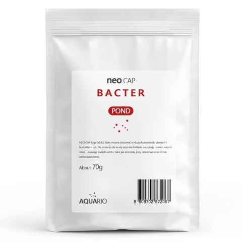 Neo CAP Bacter POND 70g - bakterie do oczka wodnego 5000l Neo CAP Bacter POND 70g - bakterie do oczka wodnego 5000l