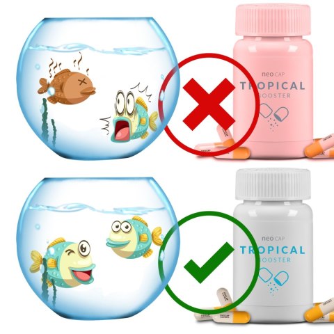 Neo Cap Tropical Booster - 20 kapsułek pożywka dla bakterii i czyszczenie wody Neo Cap Tropical Booster - 20 kapsułek pożywka dla bakterii i czyszczenie wody