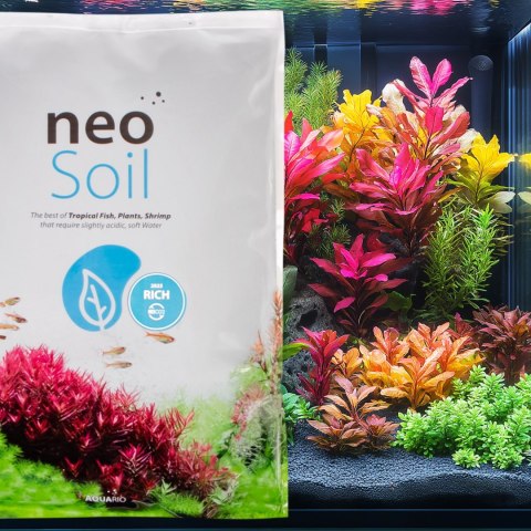 Neo Soil Plant No CO2 RICH - podłoże do akwarium roślinnego 8l Neo Soil Plant No CO2 RICH - podłoże do akwarium roślinnego 8l