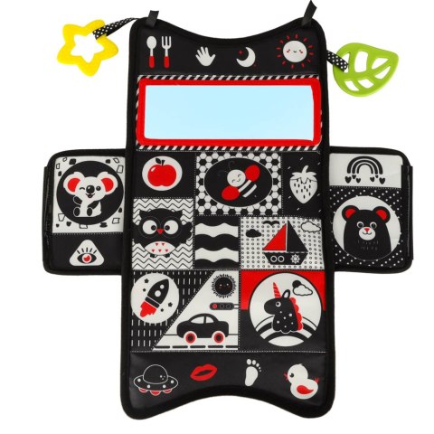 Kik Sp. z o. o. Sp. k. Sorter pudełko z chusteczkami sensoryczne montessori mata 2w1 Kik Sp. z o. o. Sp. k. Sorter pudełko z chusteczkami sensoryczne montessori mata 2w1