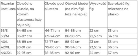 KOSTIUM KĄPIELOWY SABA M-701 KOSTIUM KĄPIELOWY SABA M-701