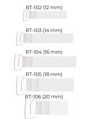 RAMIĄCZKA SILIKONOWE Z METALOWYM ZACZEPEM RT-104 16MM