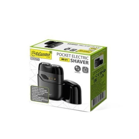 Golarka elektryczna podróżna USB MAESTRO MR-671 Maestro Golarka elektryczna podróżna USB MAESTRO MR-671 Maestro