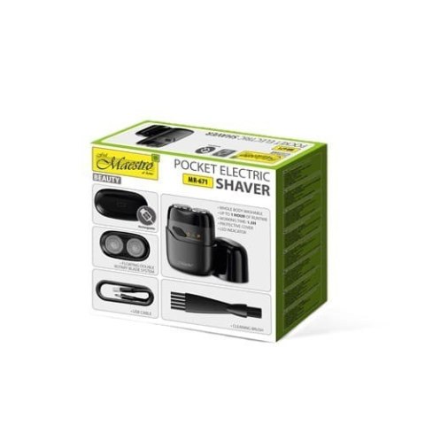 Golarka elektryczna podróżna USB MAESTRO MR-671 Maestro Golarka elektryczna podróżna USB MAESTRO MR-671 Maestro